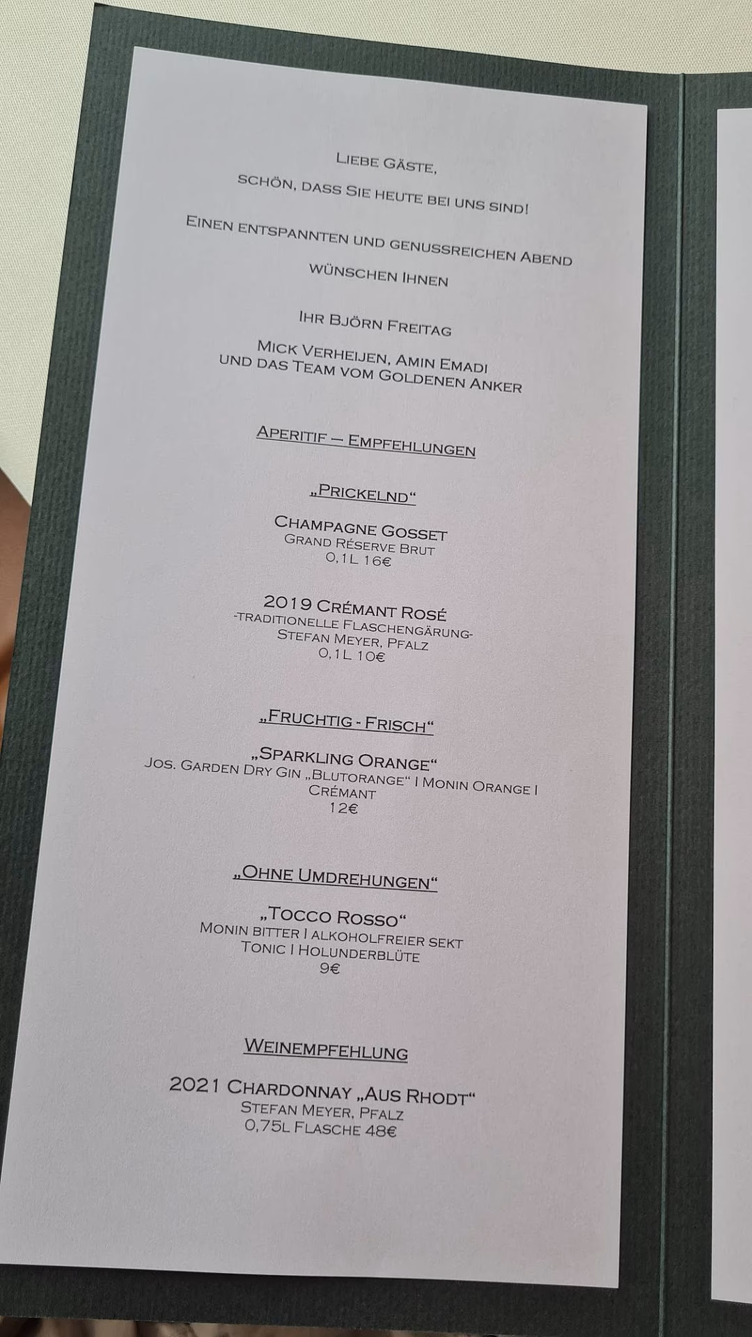 Wo wohnt der Koch Björn Freitag?