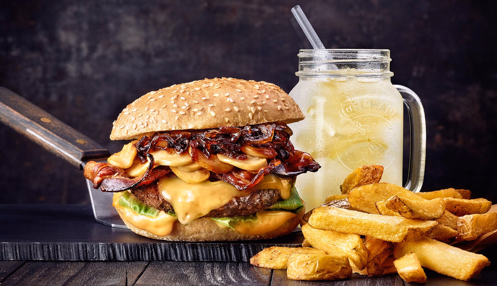 Wie viele Kalorien hat ein typischer Restaurantburger?