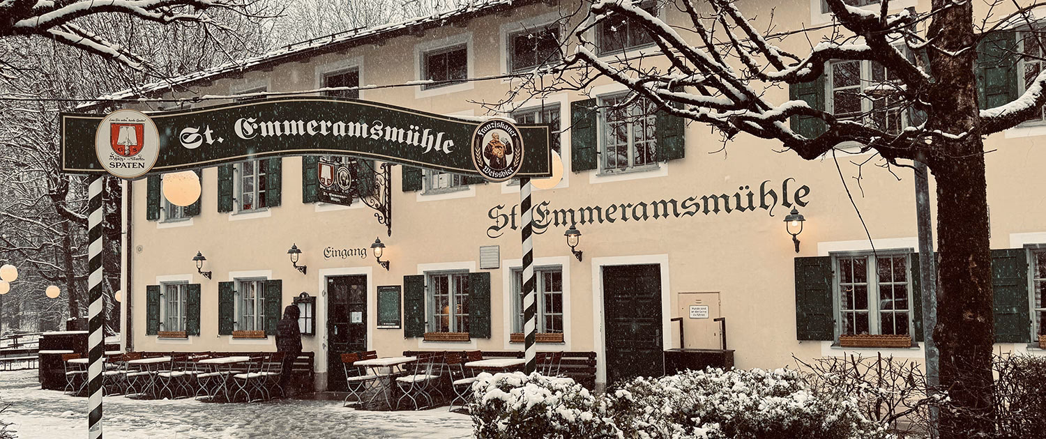 Wo kann ich am Restaurant Emmeramsmühle parken?