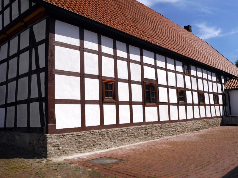 Was streicht man beim Fachwerk zuerst?