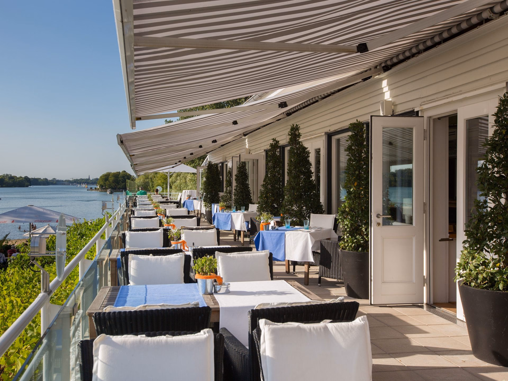 Kann man am Maschsee was essen?