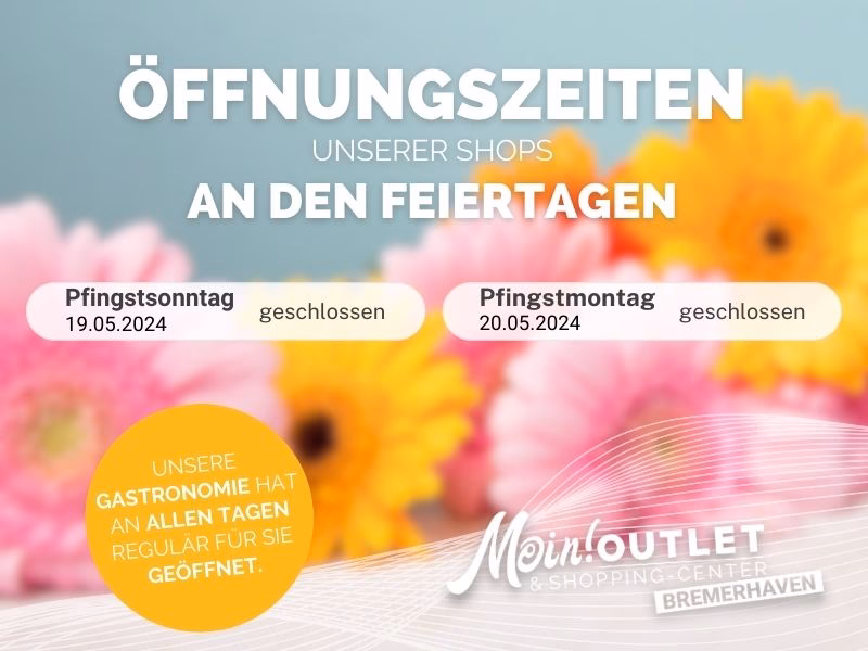 Haben Lokale am Pfingstmontag geöffnet?