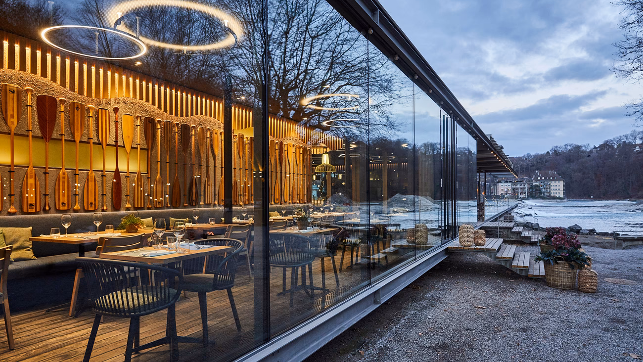 Was ist eine Terrasse in einem Restaurant?