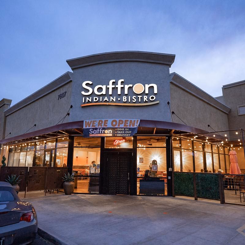 Wem gehört das indische Restaurant Saffron?